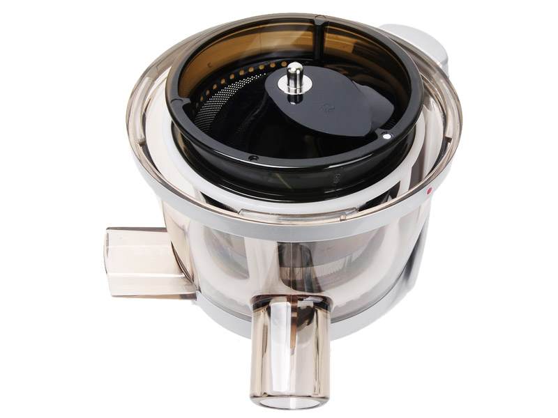 מראה על סליל הסחיטה בתוך המיכל